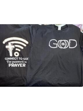 Religious T-shirt, bundle size 2X